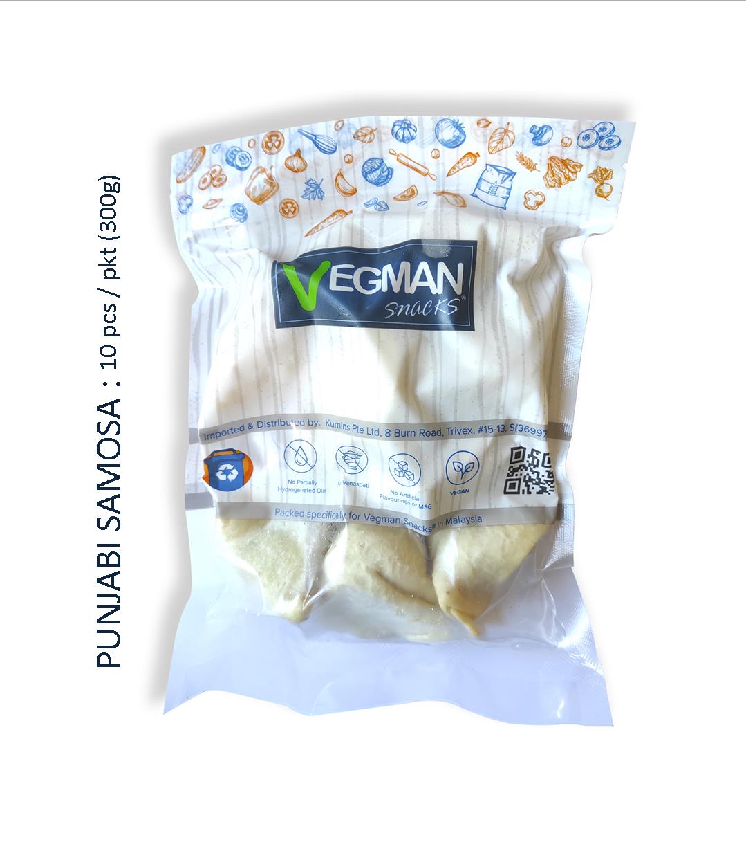 Vegman Snacks Punjabi Samosa 300 Gm